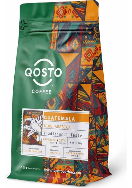 Guatemala Huehuetenango Filtre Kahve Çekirdeği 250 gr fiyatları