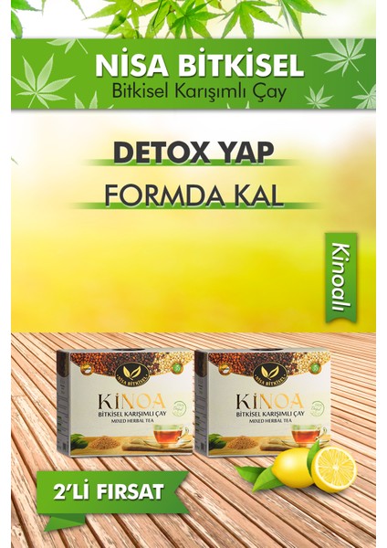Kinoa Bitki Çayı Özel Karışımlı ( 2’li Paket )
