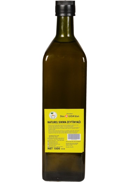 Naturel Sıkma Zeytinyağı 1 lt