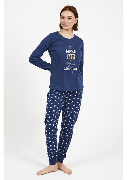 2995 Pure Love Little Sweet Kadın Uzun Kol Pijama Takım indirimleri