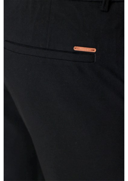 Erkek Siyah Slim Fit Lastikli Spor Pantolon fırsatları