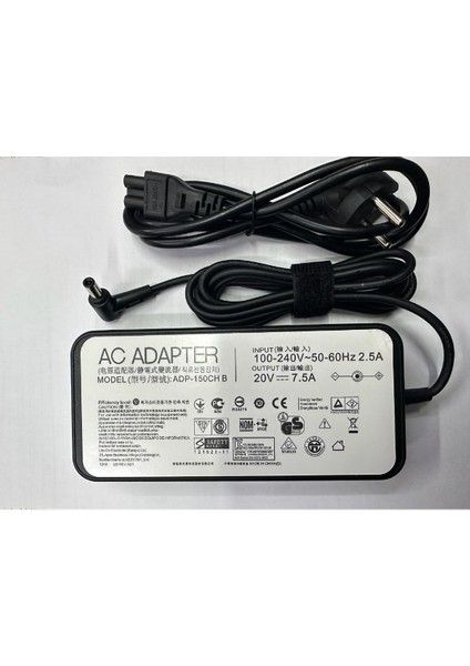 20 Volt 7.5 Amper 6.0-3.7 mm Iğneli Asus Adaptör