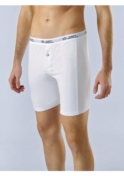 Anıt 1114 Erkek Likralı Uzun Boxer