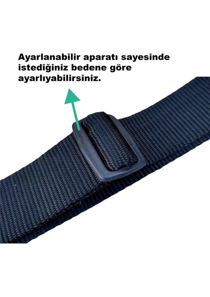 Taktikal Bez Kemer Plastik Klipsli Anti Alerjik Ayarlanabilir 8683255011825