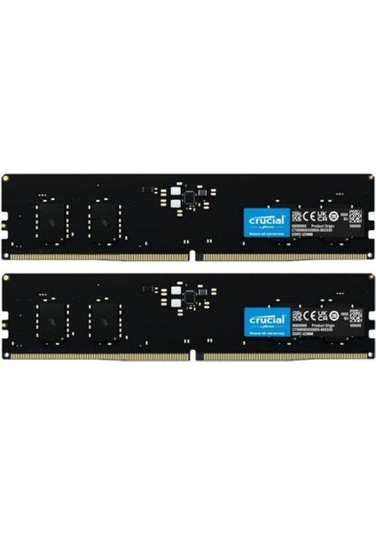 32GB Kit (2X16GB) Ddr5 5600 Udımm CL46 (16GBIT) Pc Ram Bellek CT2K16G56C46U5