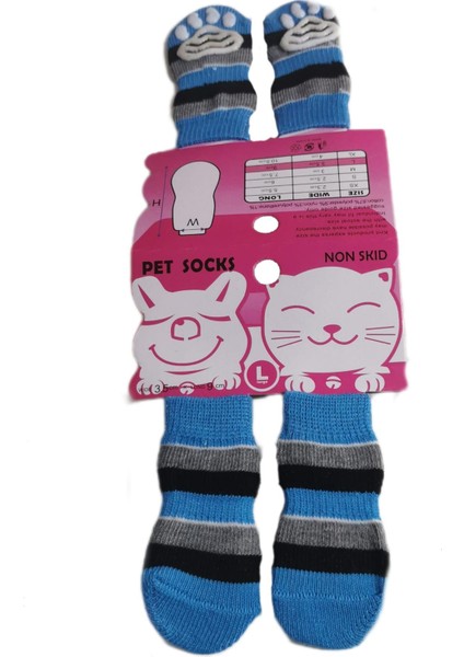 Pet Socks Kedi Köpek Çorabı Large 3.5 x 9 cm