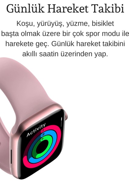 Watch 9 Akıllı Saat Ios ve Android Tüm Telefonlara Uyumlu