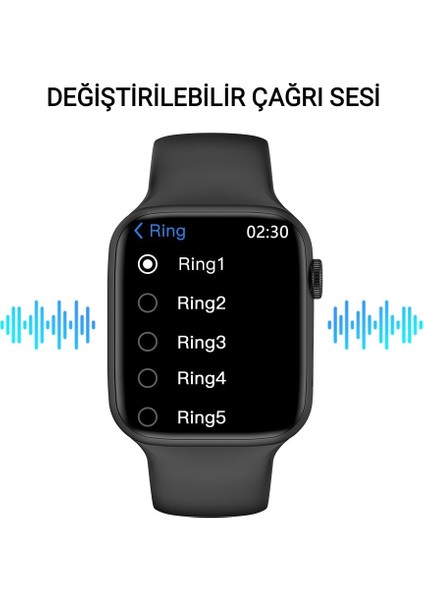 Watch 9 Akıllı Saat Ios ve Android Tüm Telefonlara Uyumlu