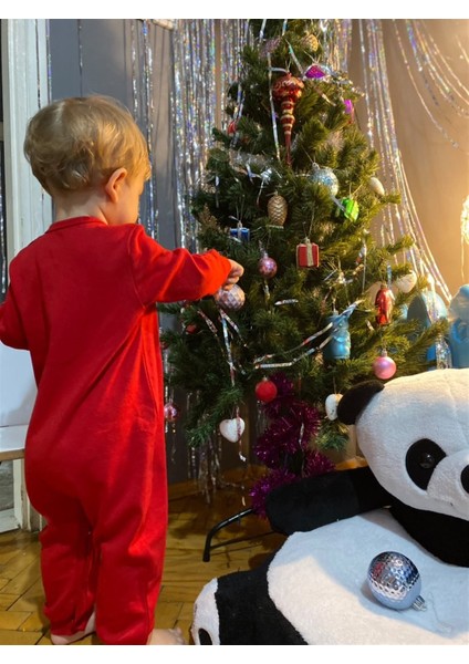 Geyik Nakışlı Patiksiz Yeniyıl Bebek Tulumu Christmas Bebek Tulumu Yeni Yıl Bebek Hediyesi Yılbaşı Tulumu fiyatları