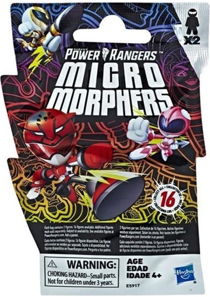 Power Rangers Mikro Morphers Sürpriz Paket E5917
