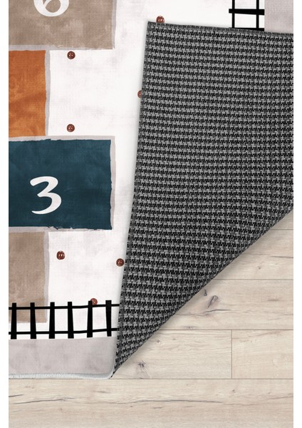 Tren Yolu Seksekli Bambu Çocuk Odası Halısı fiyatları