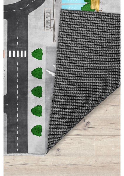 Eğitici Yollu Bambu Çocuk Odası Halısı fiyatları