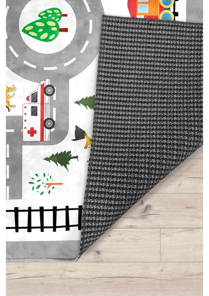 Eğitici Yollu Bambu Çocuk Odası Halısı fiyatları