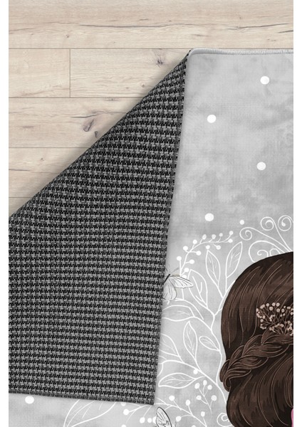 Prenses Kız Bambu Çocuk Odası Halısı fiyatları