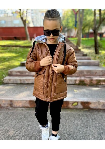 Miniğimin Cicileri Minigimin Cicileri Cool Boy Elyaf Dolgu Çocuk Mont