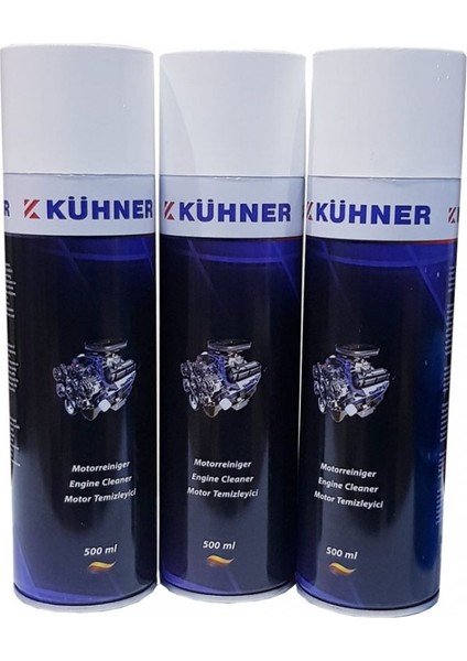 Motor Temizleme Spreyi 500ML 3 'lü Set