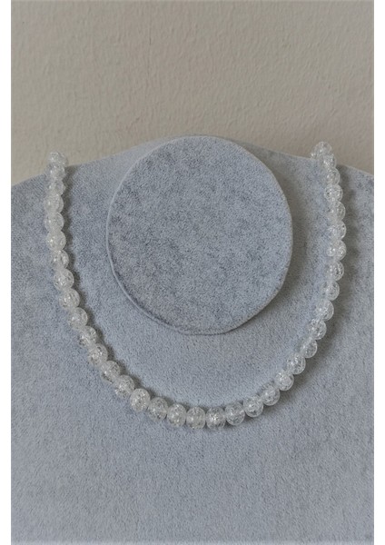 8 mm Necef Doğal Taş Kolye