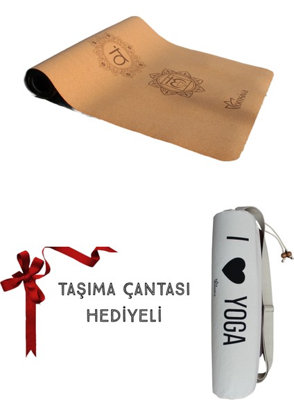 Yoga Matı 5 mm Mantar / Cork Profesyoenel Doğal Yoga Matı Çakra Serisi fiyatları