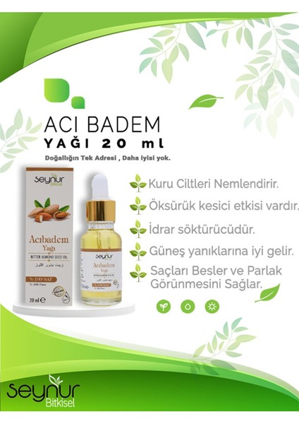 Acı Badem Yağı 20 ml