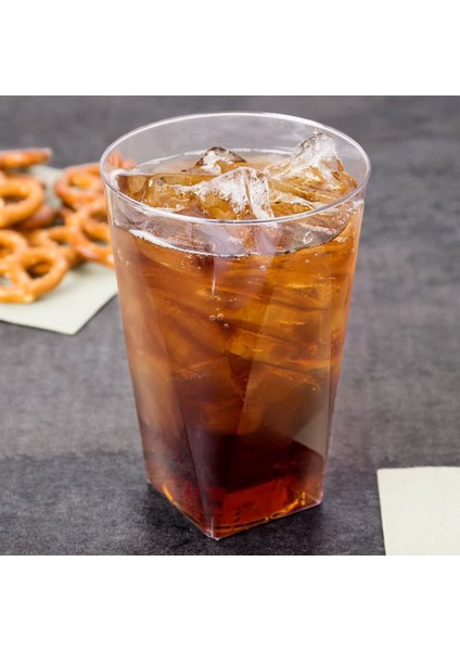 500 Adet Lüks Kristal Şeffaf Plastik Bardak 295 cc fiyatları