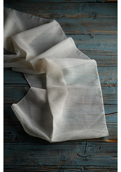 Taç Alaçam 1/2,5 Normal Pile Tül Perde Tek Kanat - Krem 110 x 240 cm fırsatları