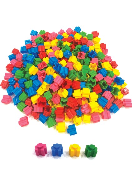 Funny Puzzle Blocks 300 Parça Plastik Kutulu Yapı Blokları