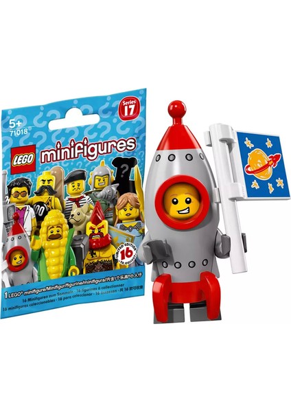 71018 Minifigür Seri 17 13 - Rocket Boy Minifigür