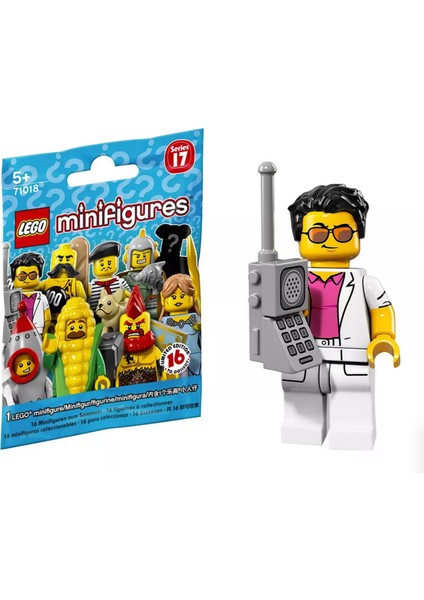 71018 Minifigür Seri 17 12 - Yuppie Minifigür
