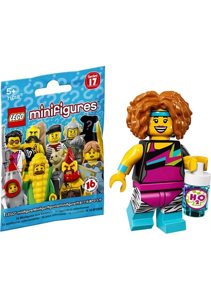 71018 Minifigür Seri 17 14 - Dance Instructor Minifigür