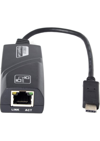 Type-C Ethernet 10/100/1000 Çevirici Type C RJ45 USB 3.1 Arayüzü (Usb C RJ45) Gigabit Lan Network