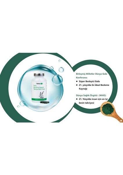 Spirulina Içeren Takviye Edici Gıda