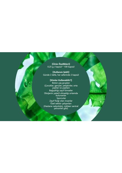 Spirulina Içeren Takviye Edici Gıda