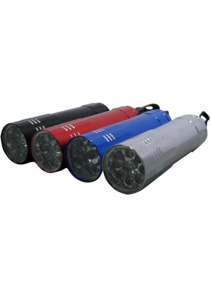 9 Ledli Pilli El Feneri Kamp Dağcı Lamba Fener fiyatları