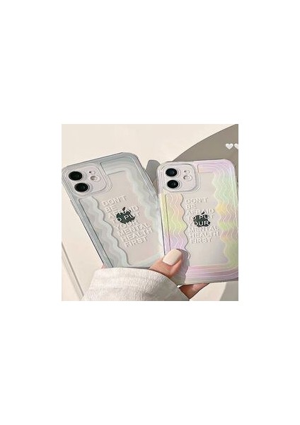 Iphone 11 4k-Aynalı Dont Be Afreıd Desen Baskılı Kılıf