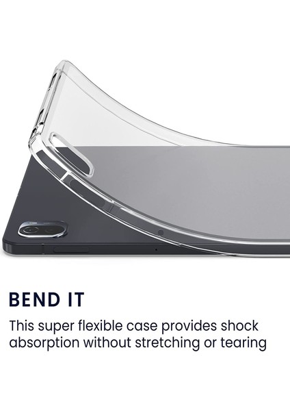 Xiaomi Mi Pad 5 11'' Uyumlu Buzlu Şeffaf Silikon Kılıf + Nano Cam Kırılmaz Esnek Ekran Koruyucu modelleri