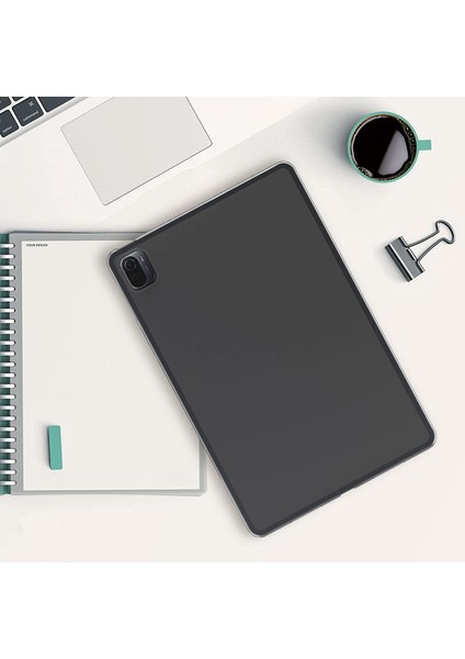 Xiaomi Mi Pad 5 11'' Uyumlu Buzlu Şeffaf Silikon Kılıf + Nano Cam Kırılmaz Esnek Ekran Koruyucu indirimleri