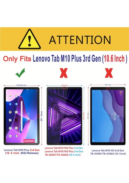 Lenovo Tab M10 Plus 3. Nesil (TB-125F) (TB-128F) Uyumlu Nano Cam Ekran Koruyucu