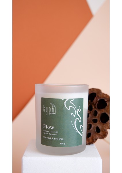 Flow Candle Hindistan Cevizi ve Soya Wax Mum