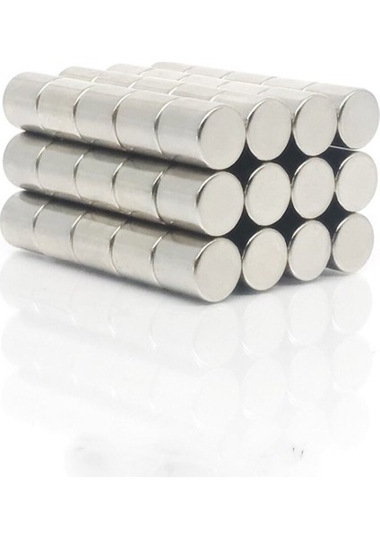 5 Adet 10 x 10 mm Yuvarlak Güçlü Neodyum Mıknatıs