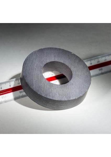 Mıknatıs 1 Adet 55 x 25 x 8 mm Ferrite Kömür Halka Mıknatıs Magnet