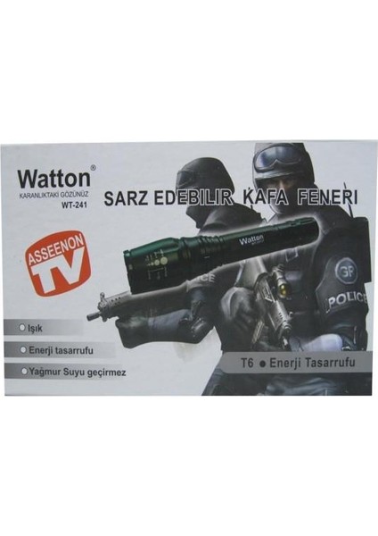 Profesyonel Tx6 Şarjlı Zoomlu El Feneri Cree T6 Fener Lamba