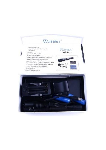 Profesyonel Tx6 Şarjlı Zoomlu El Feneri Cree T6 Fener Lamba fırsatları