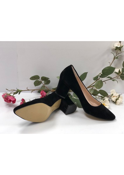 5 cm Kalın Topuklu Orta Boy Stiletto Bayan Ayakkabı fırsatları