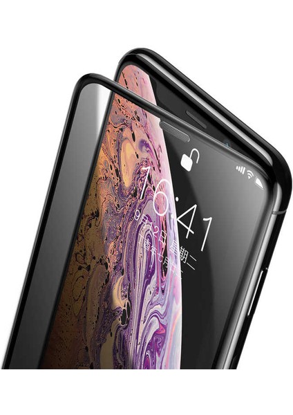 iPhone 14 Pro Max Uyumlu (14 Pro Max) Ahize Korumalı Anti-Dust Privacy Temperli Ekran Koruyucu