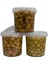 Çizik 650 gr + Kırma 650 gr + Izgara 600 gr Yeşil Zeytin Pet Kavanoz 1