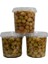 Çizik 650 gr + Izgara 600 gr + Biberli 650 gr Yeşil Zeytin Pet Kavanoz 1