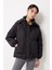 Regular Fit Normal Kesim Kapüşonlu Şişme Mont 1