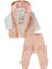 Kız Bebek 3'lü Takım 6-18 Ay Pudra 3
