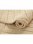 Wavy Pamuklu Banyo Paspası Seti 60 x 100 cm + 60 x 50 cm Bej 2