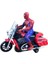 Medska Spiderman Pilli Işıklı Motorlu Örümcek Adam , Spıderman , Motar, Motorsiklet Y058 1